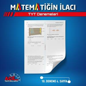 Acil Yayınları TYT Matematiğin İlacı Matematik Denemeleri