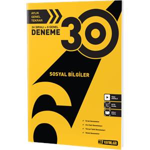 HIZ 6. SINIF SOSYAL BİLGİLER DENEME 30 LU