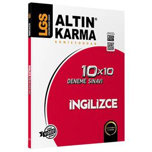 Altınkarma LGS 8.Sınıf İngilizce 10*10 Branş Deneme