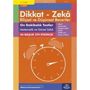 On Dakikalık Testler - Matematik ve Görsel Zeka (8 - 9 Yaş) - Dikkat Zeka