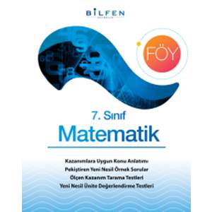 BİLFEN 7.SINIF MATEMATİK FÖY