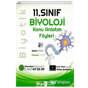 11. Sınıf Biyoloji Konu Anlatım Föyleri Biyotik Yayınları