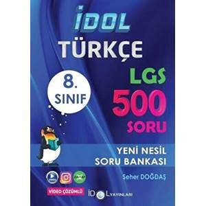 İDOL 8. SINIF LGS 500 SORU TÜRKÇE