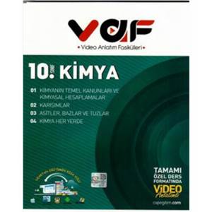 Vaf Yayınları 10. Sınıf Kimya Video Anlatım Fasikülleri