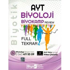 YKS AYT BİYOTİK BİYOKAMP REVİEW - 2023-24