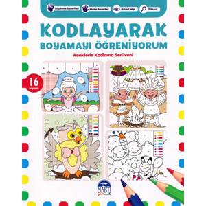 Kodlayarak Boyamayı Öğreniyorum - Turkuaz