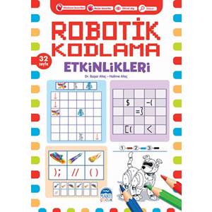 Robotik Kodlama - Kırmızı - 32 Sayfa