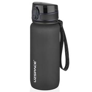 UZSPACE MATARA TRITAN 650 ML SİYAH -3037-7