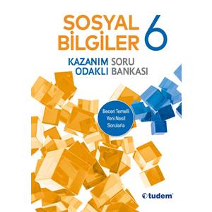 Tudem Eğitim 6.Sınıf Sosyal Bilgiler Kazanım Odaklı Soru Bankası