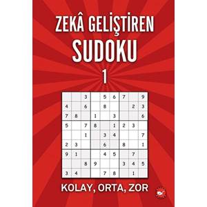 Zeka Geliştiren Sudoku 1 Kolay - Orta - Zor