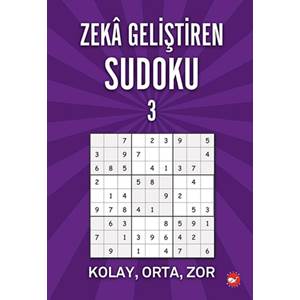 Zeka Geliştiren Sudoku 3 - Kolay - Orta - Zor