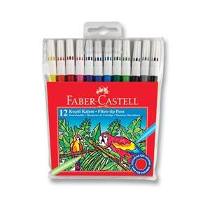 Faber-Castell Keçeli K. 12 R. Yıkanabilir