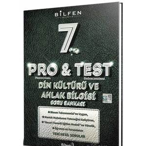 BİLFEN 7. SINIF PRO&TEST DİN KÜLTÜRÜ VE AHLAK BİLGİSİ SORU BANKASI