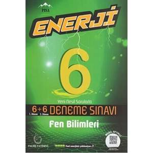 Palme 6.Sınıf Enerji Fen Bilimleri 6+6 Deneme Sınavı