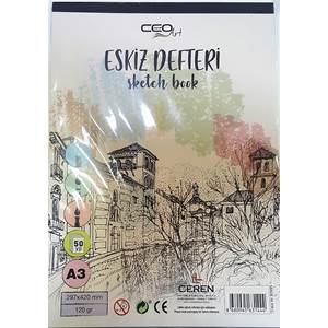 CEOART ESKİZ DEFTER A3 120GR 50 YP.