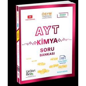 Üç Dört Beş AYT Kimya Soru Bankası