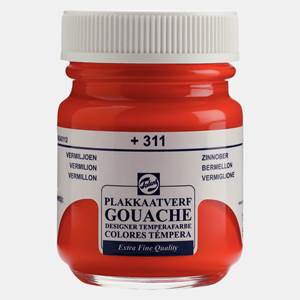 TALENS GOUACHE JAR 16ML VERMILION