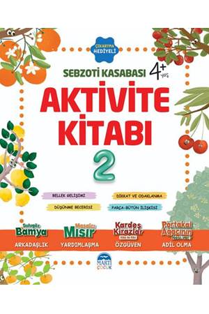 Sebzoti Kasabası Aktivite Kitabı 2 - 4+ Yaş