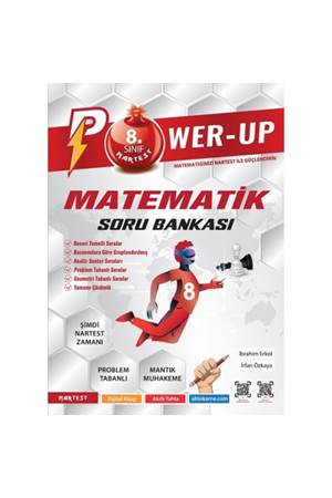 Nartest Yayınevi 8. Sınıf Power-Up Matematik Soru Bankası