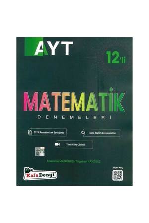 Kafadengi AYT Matematik Branş Denemesi(12'li) (Tümü Video Çözümlü)