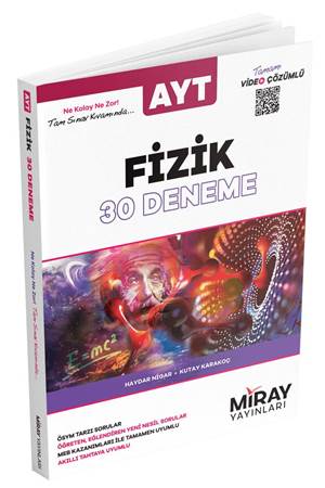 Miray Yayınları AYT Fizik 30 Deneme