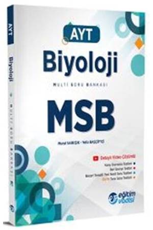 Eğitim Vadisi Yayınları AYT Biyoloji Multi Soru Bankası