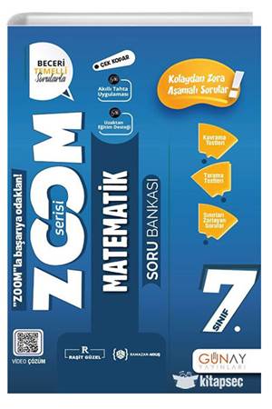 Günay Yayınları 7. Sınıf Zoom Serisi Matematik Soru Bankası