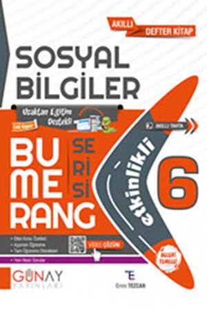Günay Yayınları 6. Sınıf Bumerang Etkinlikli Sosyal Bilgiler