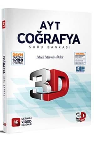 3D Yayınları AYT Coğrafya Soru Bankası