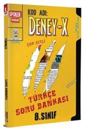 Spoiler Yayınları 8. Sınıf LGS Türkçe Deney X Soru Bankası