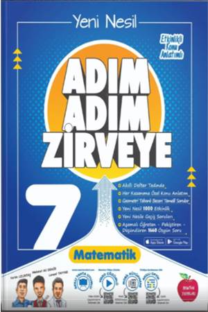 7.SINIF ADIM ADIM ETKİNLİKLİ KONU ANLATIMLI SORU BANKALARI --MATEMATİK
