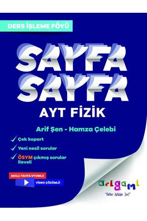 Tammat Yayıncılık AYT Fizik Sayfa Sayfa Ders İşleme Föyü