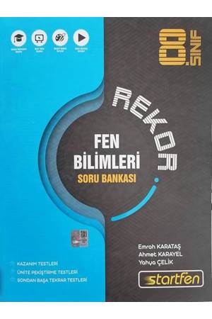 Startfen Yayınları 8. Sınıf Fen Bilimleri Rekor Soru Bankası