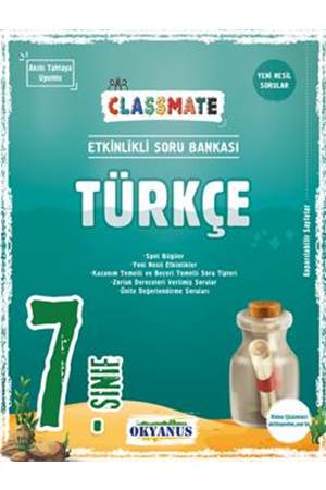 7. Sınıf Classmate Türkçe Soru Bankası