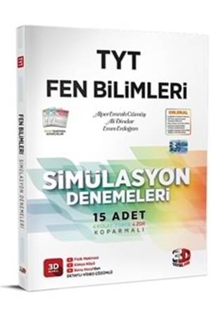 3D Yayınları TYT Fen Bilimleri Simülasyon 15 Deneme