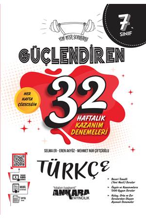 ANKARA 7.SINIF TÜRKÇE 32 HAFTA KAZANIM DENEMESİ