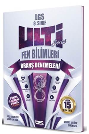 8. Sınıf LGS Fen Bilimleri Ulti Serisi Denemeleri Bes Yayınları