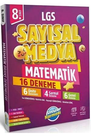 Ünlüler Karması 8. Sınıf LGS Sayısal Medya Matematik 16 Deneme