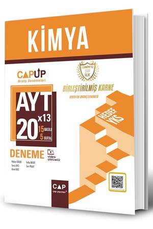 Çap Yayınları AYT Kimya 20 X 13 Up Deneme