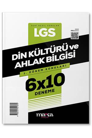 Marka Yayınları 2023 LGS 1.Dönem Konuları Din Kültürü ve Ahlak Bilgisi 6 Deneme