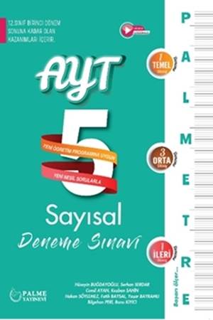 PALME YKS 1.DÖNEM AYT 5 DENEME SINAVI SAYISAL PALMETRE