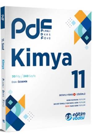 E.VADİSİ 11.SINIF PDF KIMYA (24-25)