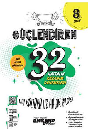 ANKARA 8.SINIF DİN KÜLTÜRÜ VE AHLAK BİLGİSİ 32 HAFTA KAZANIM DENEMESİ
