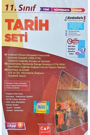 Çap Yayınları 11. Sınıf Tarih Anadolu Seti