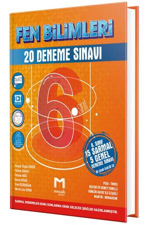 Mozaik Yayınları 6. Sınıf Fen Bilimleri 20 li Deneme