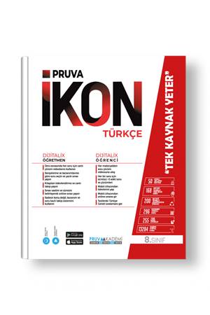 Pruva Akademi 8. Sınıf İkon Türkçe Konu Anlatım Kitabı