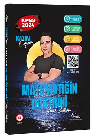 Doktrin Yayınları 2024 KPSS Matematiğin Doktrini Tamamı Çözümlü Soru Bankası