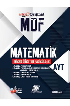 Orijinal Mikro AYT Matematik MÖF Mikro Öğreten Fasiküller