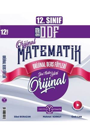 ORİJİNAL 12.SINIF MATEMATİK ODF-KDT SETİ - 2024