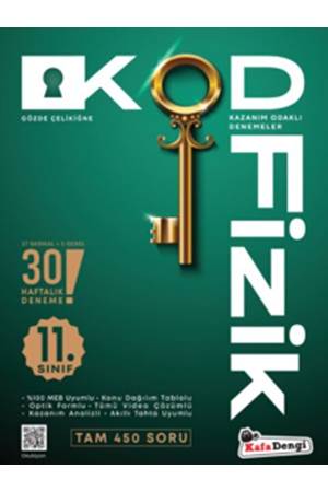 Kafadengi 11. Sınıf KOD Fizik Haftalık Sarmal Deneme
